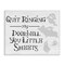 Funny Halloween Typography Phrase Smiling Ghosts Silhouettes Canvas Art